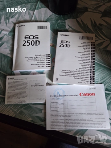 Canon EOS 250D камера тяло, снимка 12 - Камери - 54772796