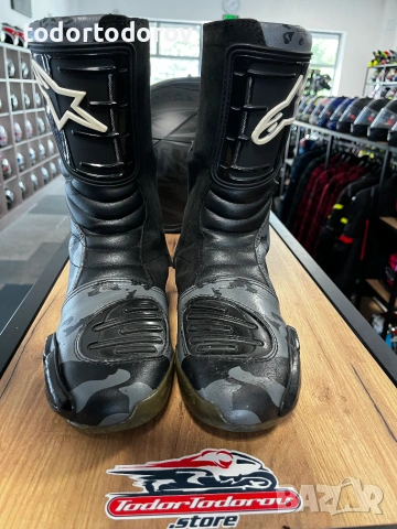 Mото Ботуши ALPINESTARS SMX-4 BLACK,номер 40,оригинални,много запазени 99.90 лв. / 51.08 €, снимка 4 - Аксесоари и консумативи - 54963019
