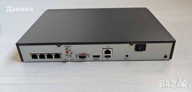 4 канален PoE NVR Hikvision DS-7604NI-E1/4P с 1TB HDD, снимка 5 - Комплекти за видеонаблюдение - 54932559