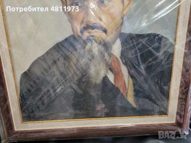 Картина портрет на Игор Курчатов, снимка 3 - Колекции - 55187205