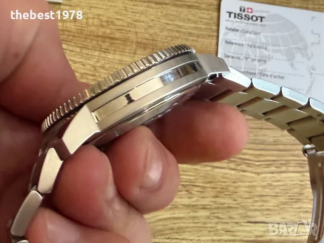 Tissot SeaStar 1000 Chronograph 45.5mm`Blue Dial/Saphire Glass/Superluminova/Model T120.417.11.041, снимка 8 - Мъжки - 55357063
