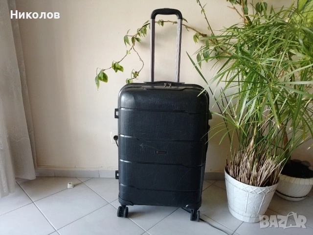 Куфар 4бр усилени колелца "олекотен 3кг" 60/40/22см  "CHECK.IN" "10€"+Доставка!