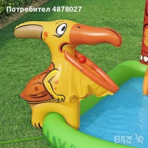Водна площадка Bestway Jurassic 53160 – Детски мини аквапарк с пързалка и пръскачки, снимка 11 - Басейни и аксесоари - 55483568