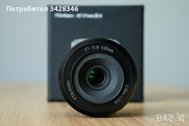 Обектив TTartisan AF 27mm f/2.8 APS-C - Sony E, снимка 4 - Обективи и филтри - 55163821