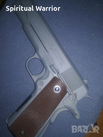 Colt 1911 Anniversary model, Airsoft CO2, 1joules, with blowback, снимка 3 - Въздушно оръжие - 54963048