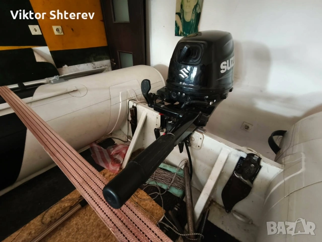 Надуваема лодка Zander ARIB-360S + Suzuki DF20 AS + колесар Скорпион П1А | Пълен комплект, снимка 4 - Воден транспорт - 55075810