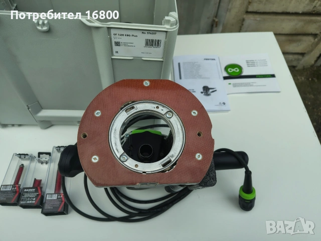 Оберфреза FESTOOL OF 1400 EBQ-PLUS, снимка 4 - Други инструменти - 54047630