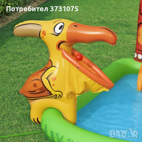Водна площадка Bestway Jurassic 53160 – Детски мини аквапарк с пързалка и пръскачки, снимка 2 - Басейни и аксесоари - 55068513
