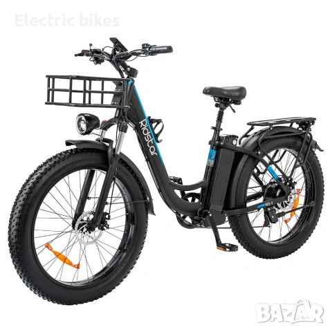 Ridstar MN26 Електрически Велосипед 26" 48V 20Ah – Fat Tire, До 60 км Пробег