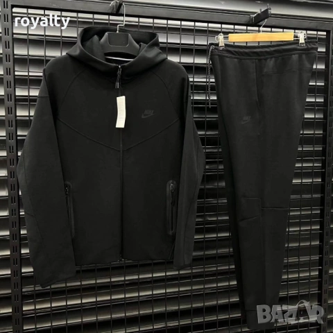 Nike Tech Нов Черен Мъжки Екип Найк 