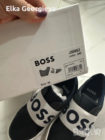 Оригинални спортно-елегантни обувки BOSS, снимка 7 - Детски обувки - 55063572