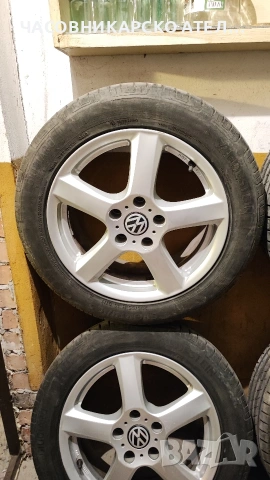 Алуминиеви джанти 16" за VW с летни гуми, снимка 4 - Гуми и джанти - 54159292