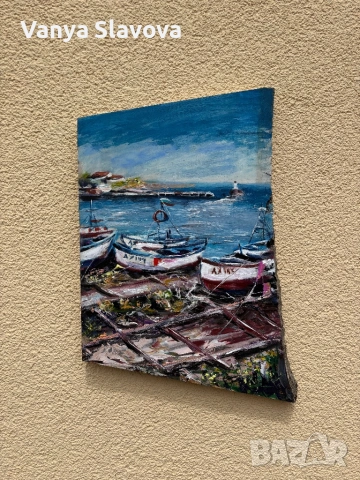 Дървени пана с морски пейзаж, снимка 2 - Пана - 54397361