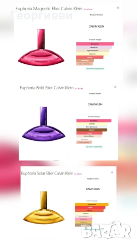 CK Euphoria SOLAR 100 ml 65 eвро, снимка 4 - Дамски парфюми - 54328967