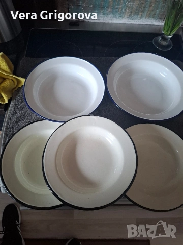 Продавам емайлирани тенджери и купи, снимка 11 - Съдове за готвене - 54030065