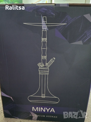 НОВО Неупотребявано наргиле Minya + въглени, снимка 3 - Наргилета - 54087567