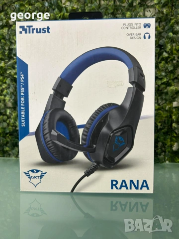 Геймърски слушалки Trust GTX 404B RANA за PS4 и PS5 - нови