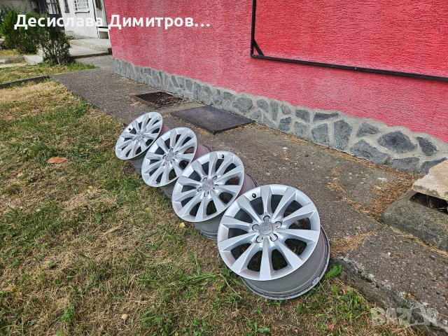 4бр. оригинални лети джанти за AUDI 17ски 5х112 8J ет39, снимка 6 - Гуми и джанти - 55173243