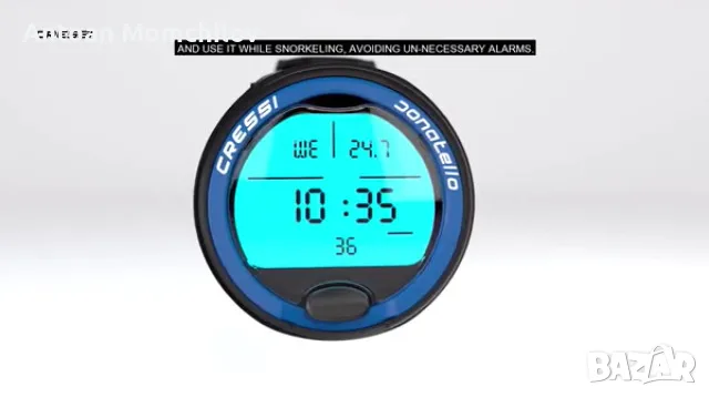 Компютър за гмуркане Cressi Donatello Bluetooth, снимка 2 - Водни спортове - 55302191