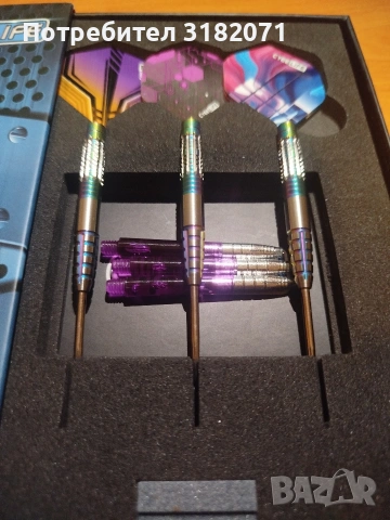 90% tungsten професионални стрели за дартс с твърд връх, 23 грама