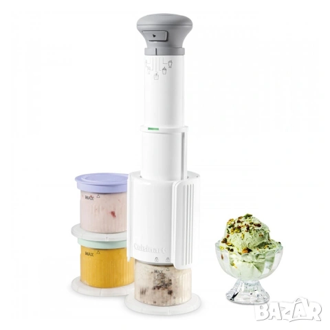 Машина за сладолед Cuisinart Freeze Wand ICEFD10E, 250W, 240 мл, 5 програми, Без BPA, Тиха работа, Б