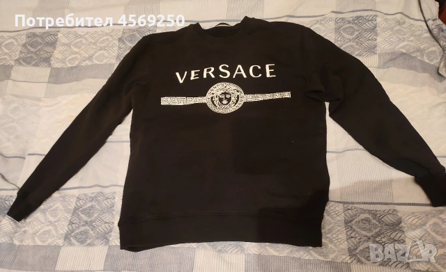 Мъжка блуза/суичър VERSACE Medusa – Оригинал, Размер M, Чисто нова 