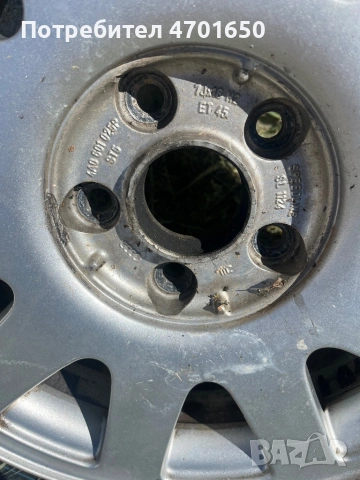 ОРИГИНАЛНИ AUDI ДЖАНТИ 16” – 5x112 – ET45 , снимка 3 - Гуми и джанти - 54607790