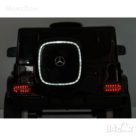 Акумулаторен джип Mercedes EQG Electric G-Class 12V с отварящи се врати меки гуми 4x4, снимка 10 - Детски велосипеди, триколки и коли - 55269451