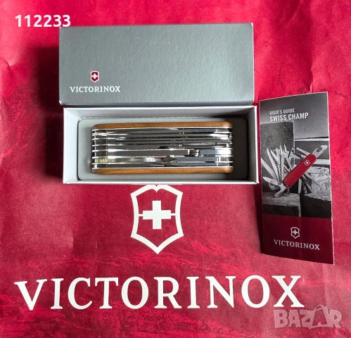 Victorinox Swiss Champ Wood, снимка 2 - Ножове - 55022318