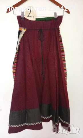 Стари носии от ТРОНСКИЯТ край. Пищимали и бръчник с престилки. , снимка 14 - Антикварни и старинни предмети - 51000435