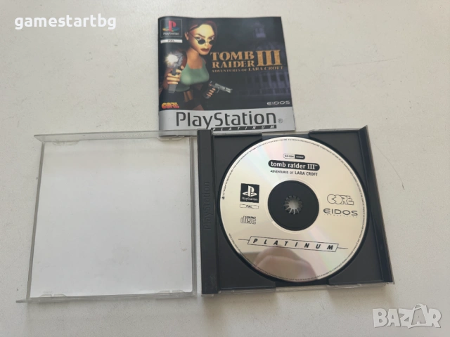   Tomb Raider III Adventures of Lara Croft за PS1, снимка 3 - Игри за PlayStation - 54430133