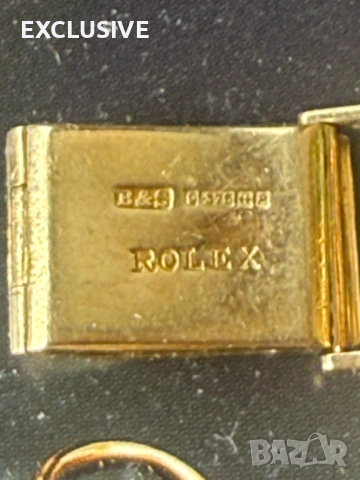 18к златен часовник Rolex Oyster Perpetual , снимка 4 - Мъжки - 54411871