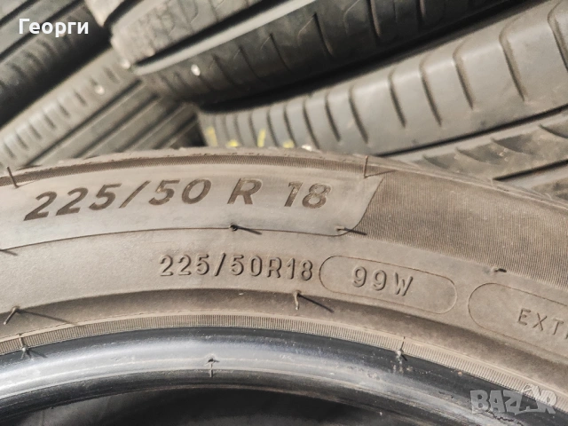 2бр.летни гуми 225/50/18 Michelin, снимка 4 - Гуми и джанти - 54482508
