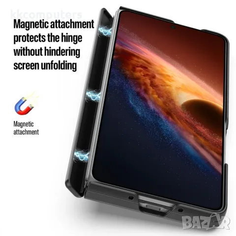 DUX DUCIS Expn за Honor Magic V6 5G Магнитен PC TPU Калъф със Защита на Пантата и Скрийн Протектор –, снимка 8 - Калъфи, кейсове - 55320891