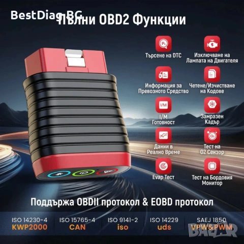 Ново 2025! Не спира! Thinkcar BD6 автодиагностика, снимка 4 - Аксесоари и консумативи - 54775202