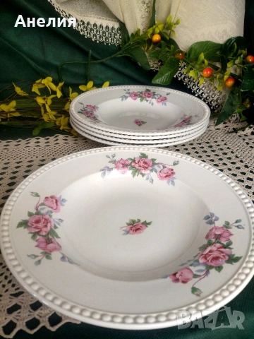 Villeroy &Boch Dresden Saxony 128 годишна антика, снимка 10 - Чинии - 54292201