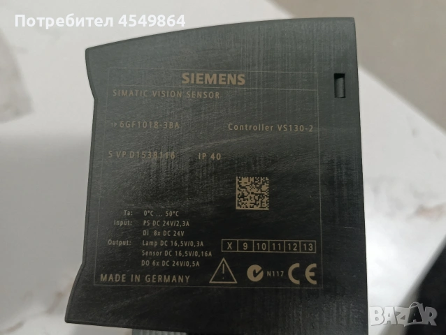 Siemens SIMATIC VS130-2 – 6GF1018-3BA, снимка 2 - Друга електроника - 54988971
