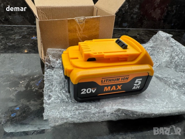 1 брой литиево-йонна батерия 5.0AH 18V за Dewalt безжични електрически инструменти, снимка 2 - Други инструменти - 54408071