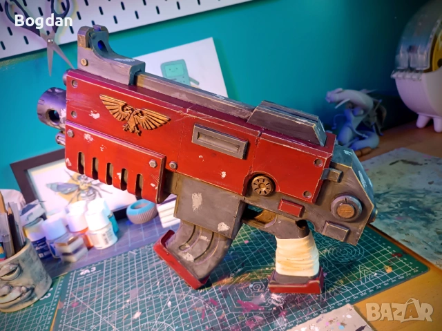 Warhammer 40K Cosplay Косплей комплект пистолети Bolt gun, снимка 3 - Колекции - 54124124