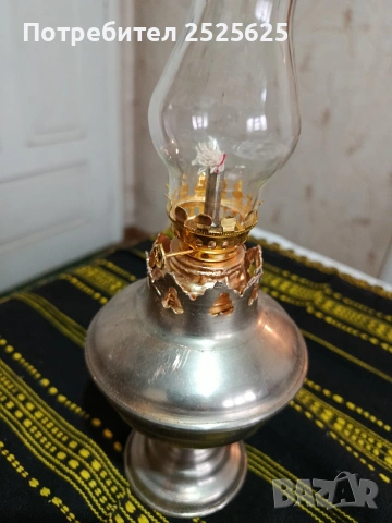 Малка настолна газена лампа, снимка 2 - Декорация за дома - 55001457