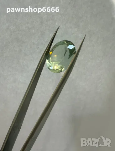 Естествен зелен берил 13.30 ct – голям фасетиран скъпоценен камък