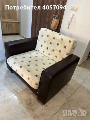 Продавам сгъваем разтегателен фотьойл., снимка 2 - Дивани и мека мебел - 54822216
