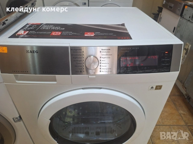 Сушилня с термопомпа AEG PROTEX PLUS EXCLUSIV 8кг. А+++, снимка 3 - Сушилни - 54679535