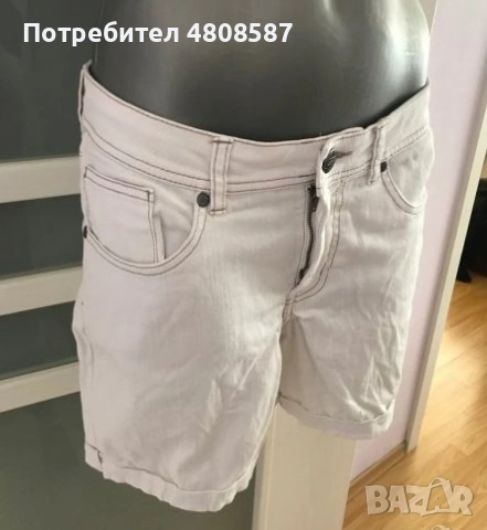 Бели къси панталони, снимка 4 - Къси панталони и бермуди - 55163105