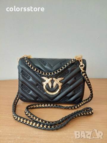 Черна  чанта Pink💚 код SG12, снимка 2 - Чанти - 41952783