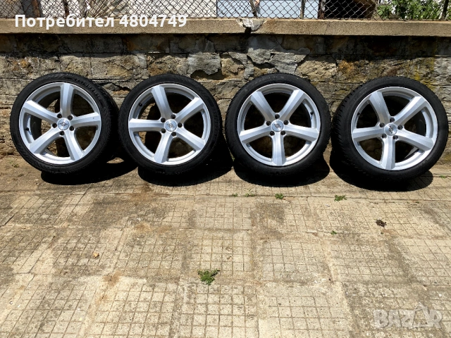 Продавам 18” алуминиеви джанти GAMAPARTS с всесезонни/летни гуми – комплект