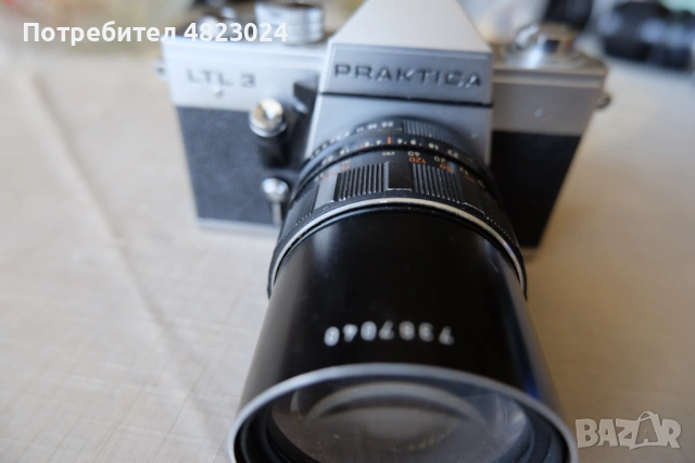 Praktica LTL3 & Pentacon 135mm f2.8 lens. M42 Mount., снимка 2 - Фотоапарати - 54492700