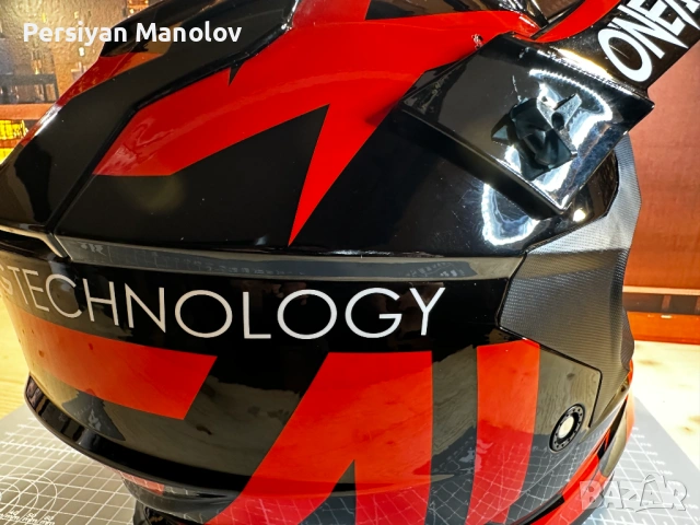 Детска мотокрос каска Oneal 2 Series Youth | Black/Orange | Размер L | 51-52 см, снимка 7 - Спортна екипировка - 54167608