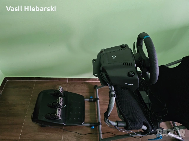 Logitech G923 racing wheel, playseat Logitech Challenge X, снимка 5 - Аксесоари - 54420904