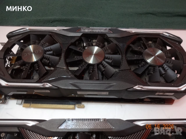 GTX 1070ti  ZOTAC, снимка 3 - Видеокарти - 54932324